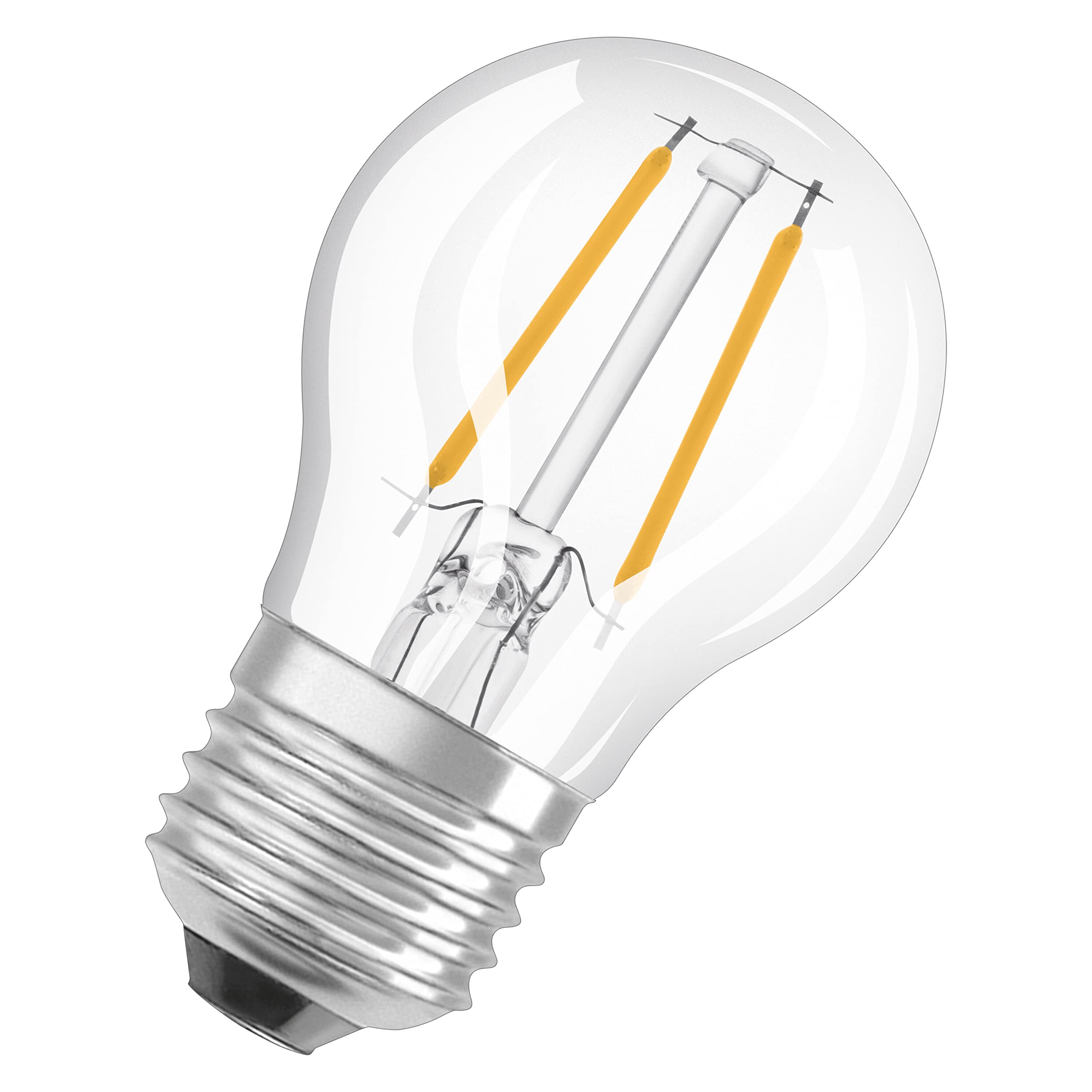 OSRAM Lamps Lampada LED, Tear Drop, E27, 3.4 Watt, Trasparente, Bianco Freddo, 4000 Kelvin