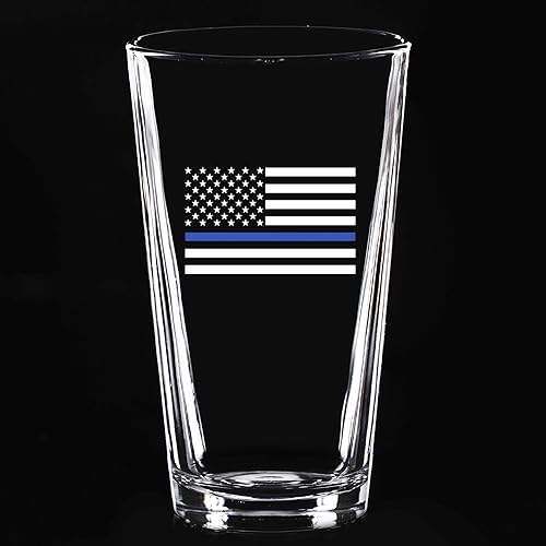 Miniatura 4 de Lucky Shot - Bandera de Estados Unidos con diseño de línea azul para whisky | Constitución de los Estados Unidos y nosotros el pueblo | Vasos de