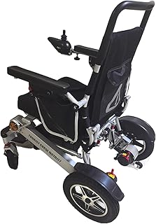 Corse Motility 2025 Upgrade Compact Electric Wheelchair for Adults - Lightweight 60lbs, Foldable Motorized Power Chair for Seniors, 600W Motors, All-Terrain Capability (Silver, 12AH)