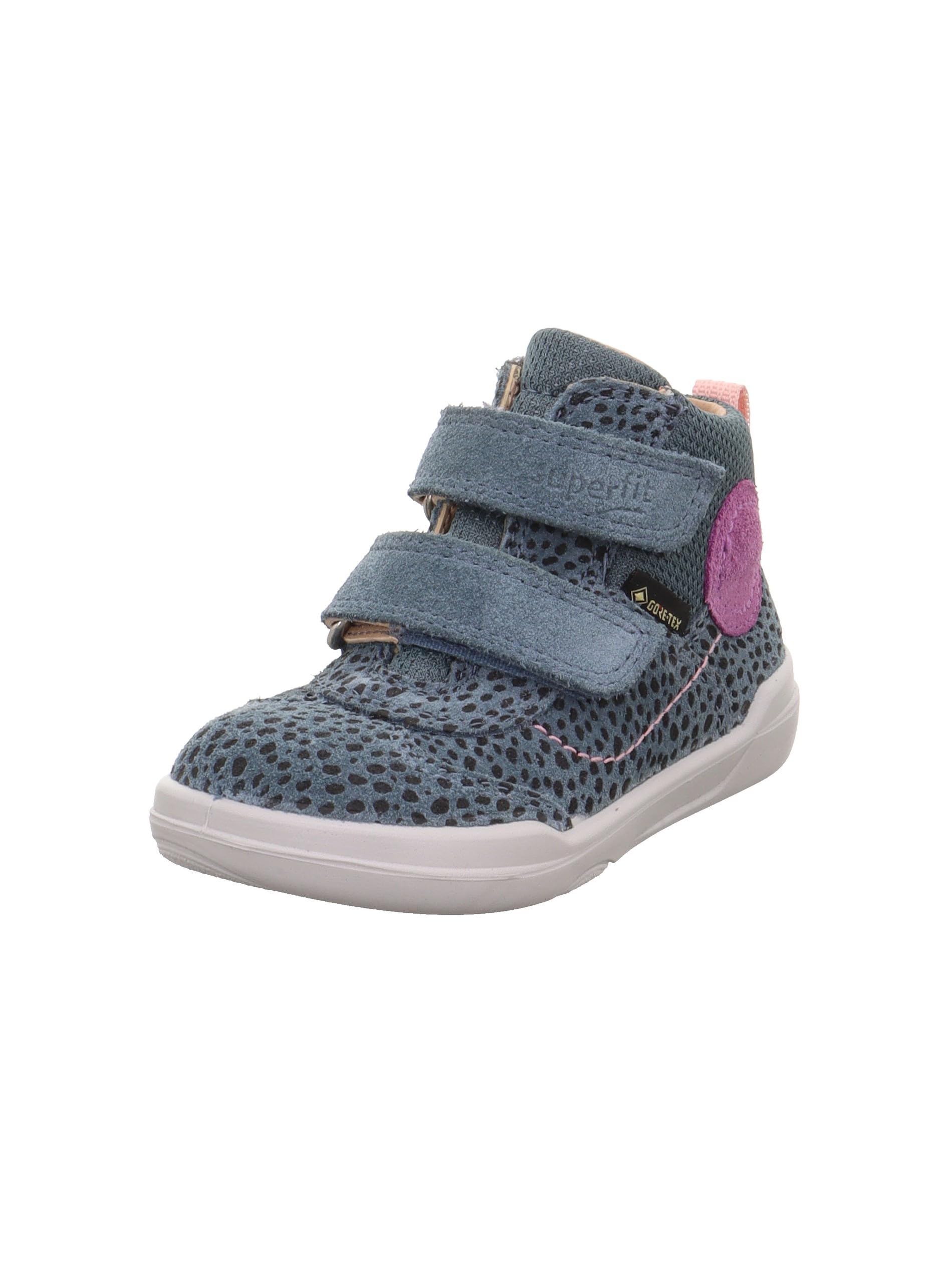 Superfit Girl's SUPERFREE Leicht gefütterte Gore-Tex Sneaker, Hellblau/LILA 8020
