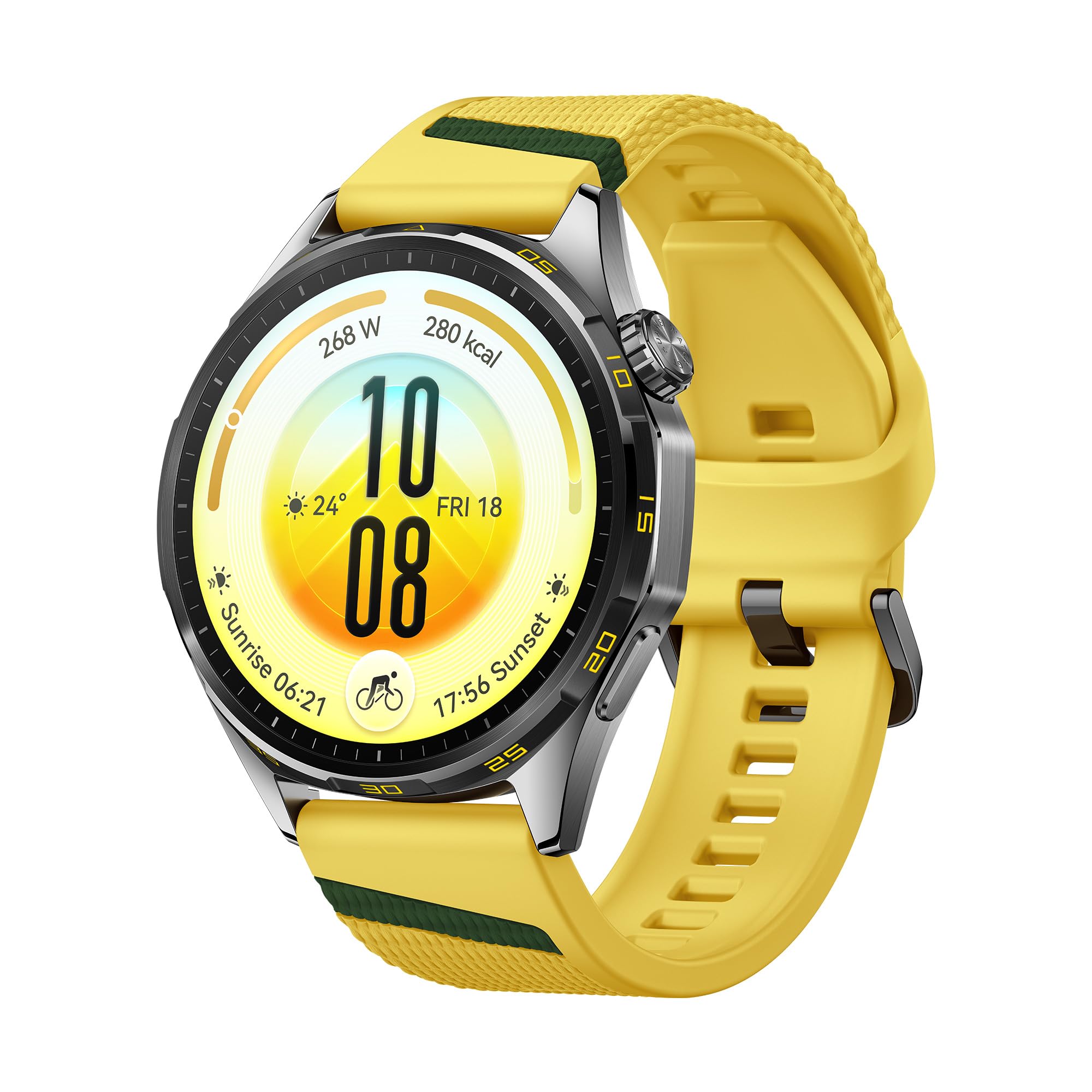 HUAWEI Watch GT 7 46mm Smartwatch, GPS, iOS, 21 Días Autonomía, Amarillo