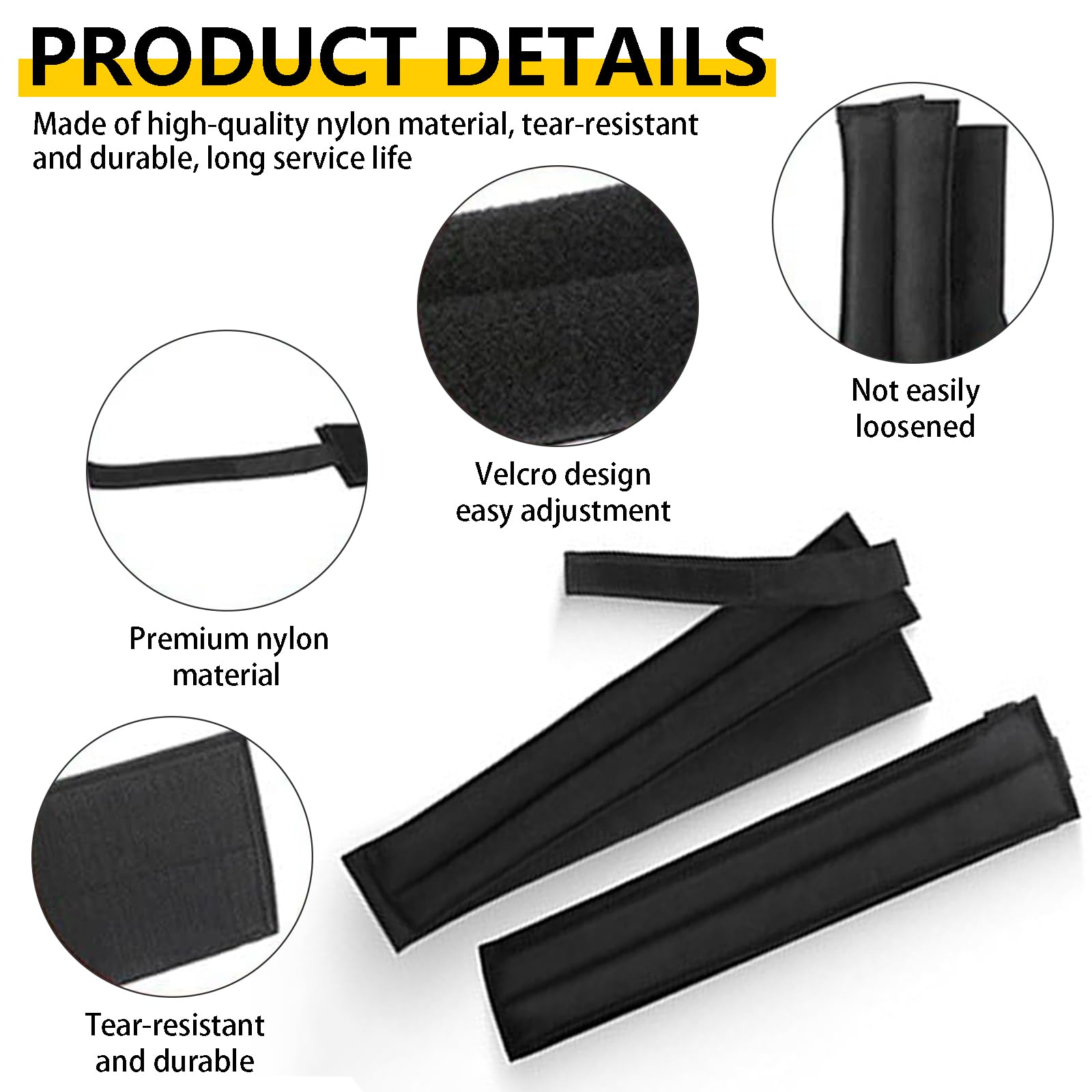 Drywall Stilt Straps, 2pcs Extra Comfort Thick Padded Stilt Strap Leg Bands - Image 3