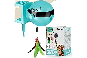 Enthralling Interactive Toy for Seniors' Beloved Feline Companions: The Joy of Endless Robotic Play