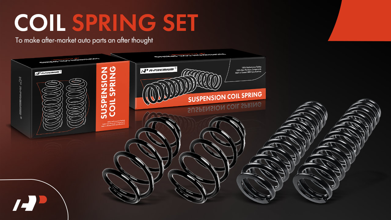 Amazon.com: A-Premium 2Pcs Front Suspension Coil Spring Set