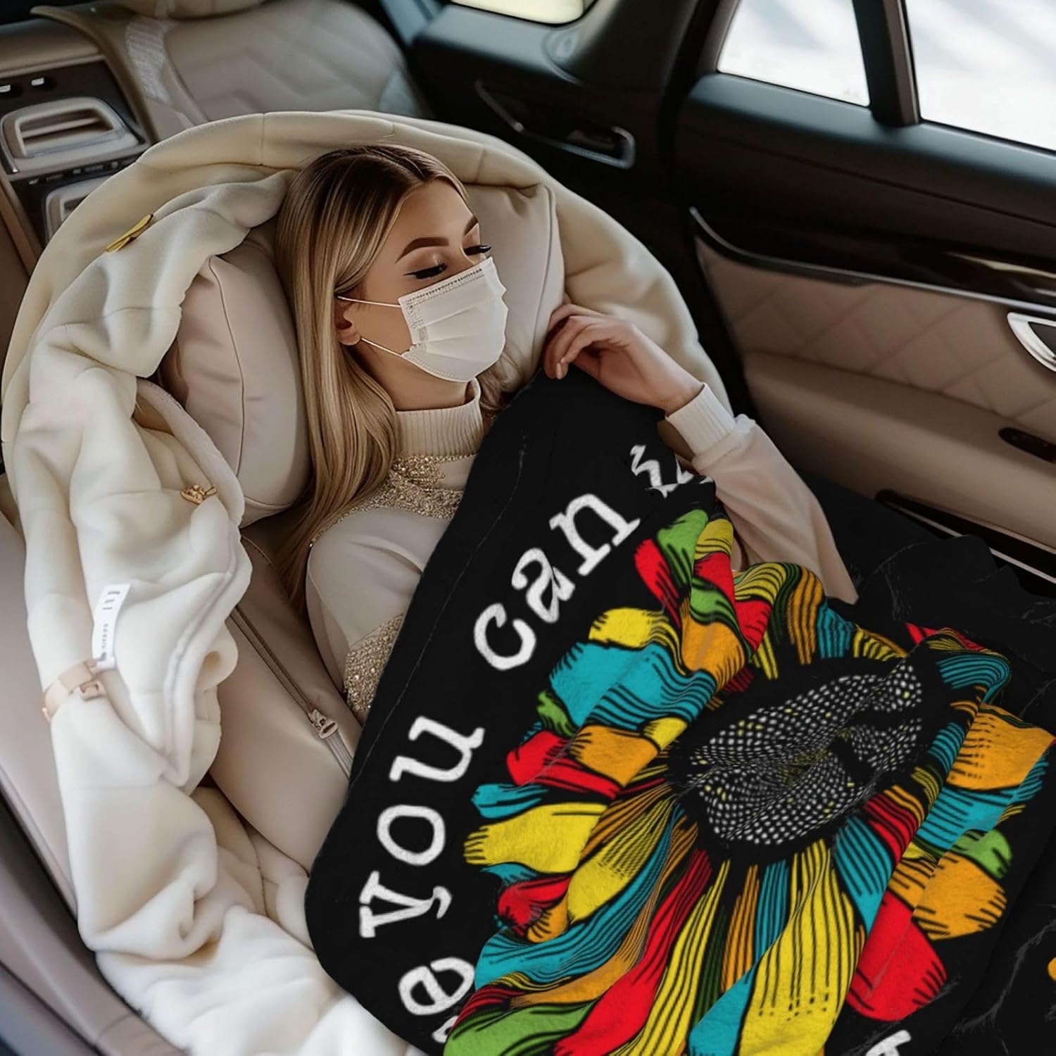 in A World Where You Can Be Anything Be Kind Throws Blanket for Gifts Couch Bed Bedding Peace Soft Flannel Blankets 50x40 Inch - Image 8