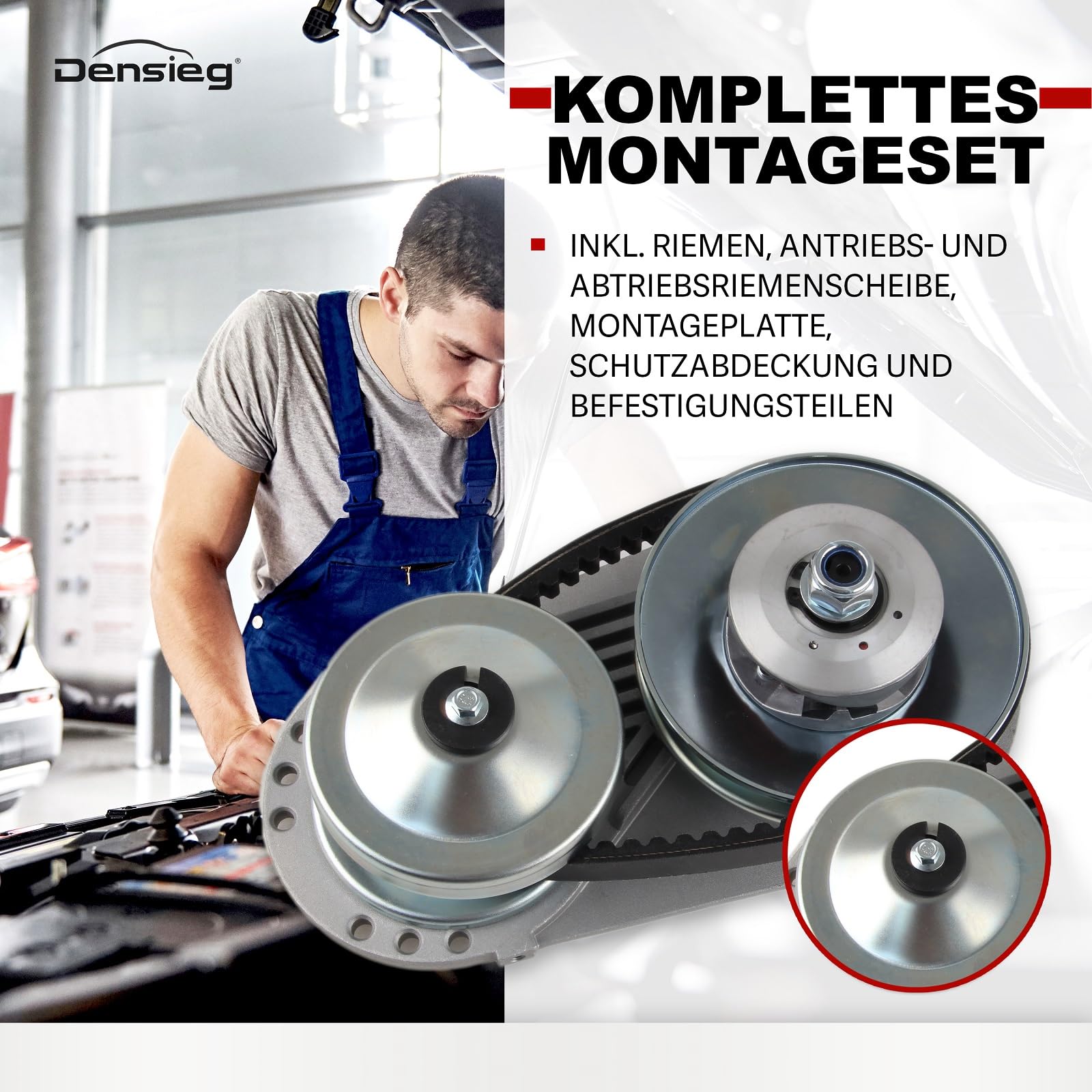 Go-Kart Kupplung 3/4" TAV 30 Drehmomentwandler-Set – Inkl. 10T & 12T Ritzel – Passend für 4–8 PS Motoren