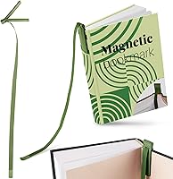 Vista 17 de Superior Essentials Marcapáginas magnético de cuero auténtico, marcapáginas bíblicas de cinta larga para amantes de los libros, amplifica tu amor