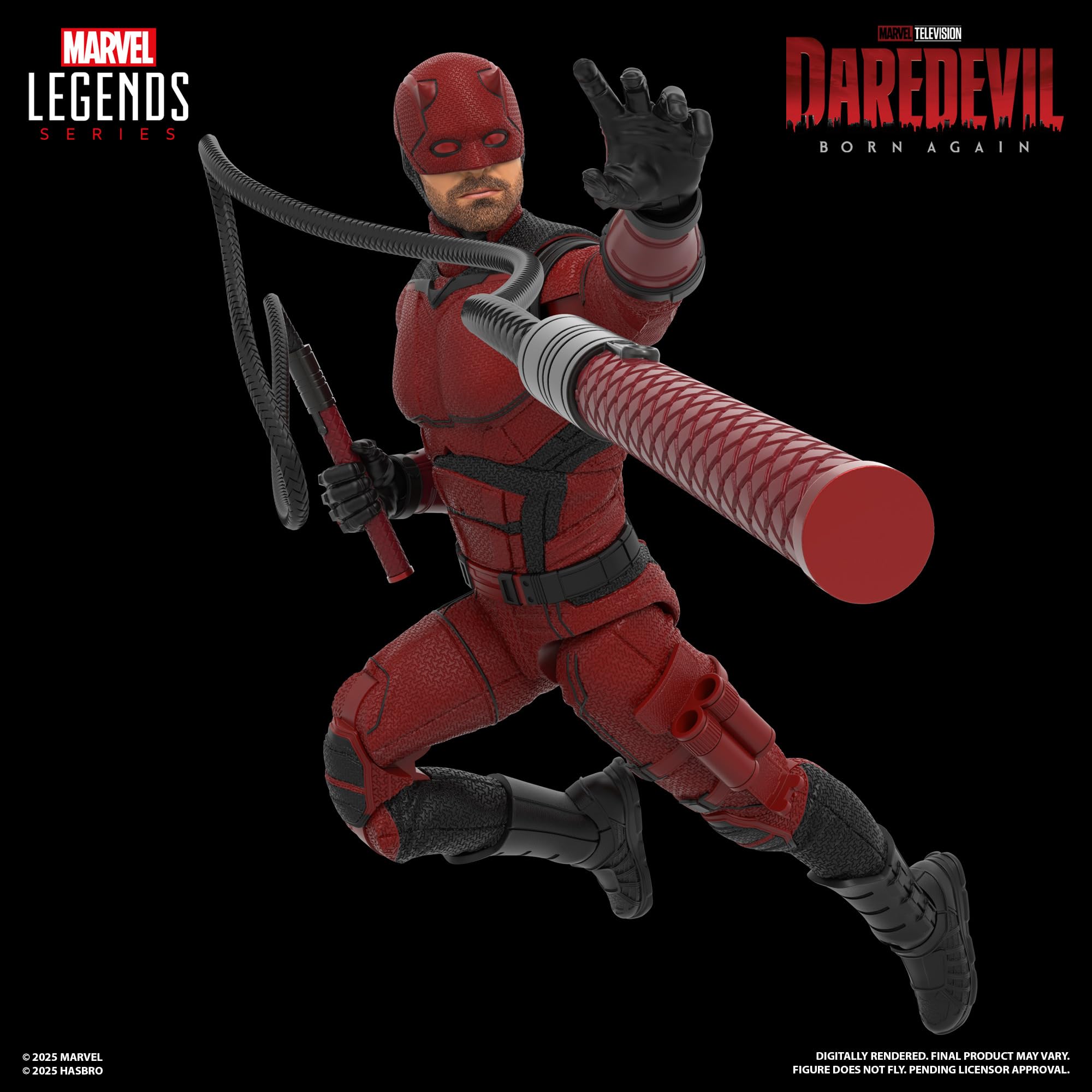 Hasbro Marvel Legends Series, action figure di Daredevil ispirata a "Daredevil: Rinascita"