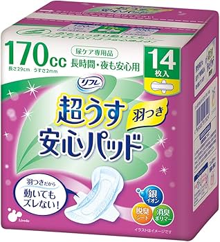 Amazon | リフレ 超うす安心パッド 羽つき にょうもれパッド にょう