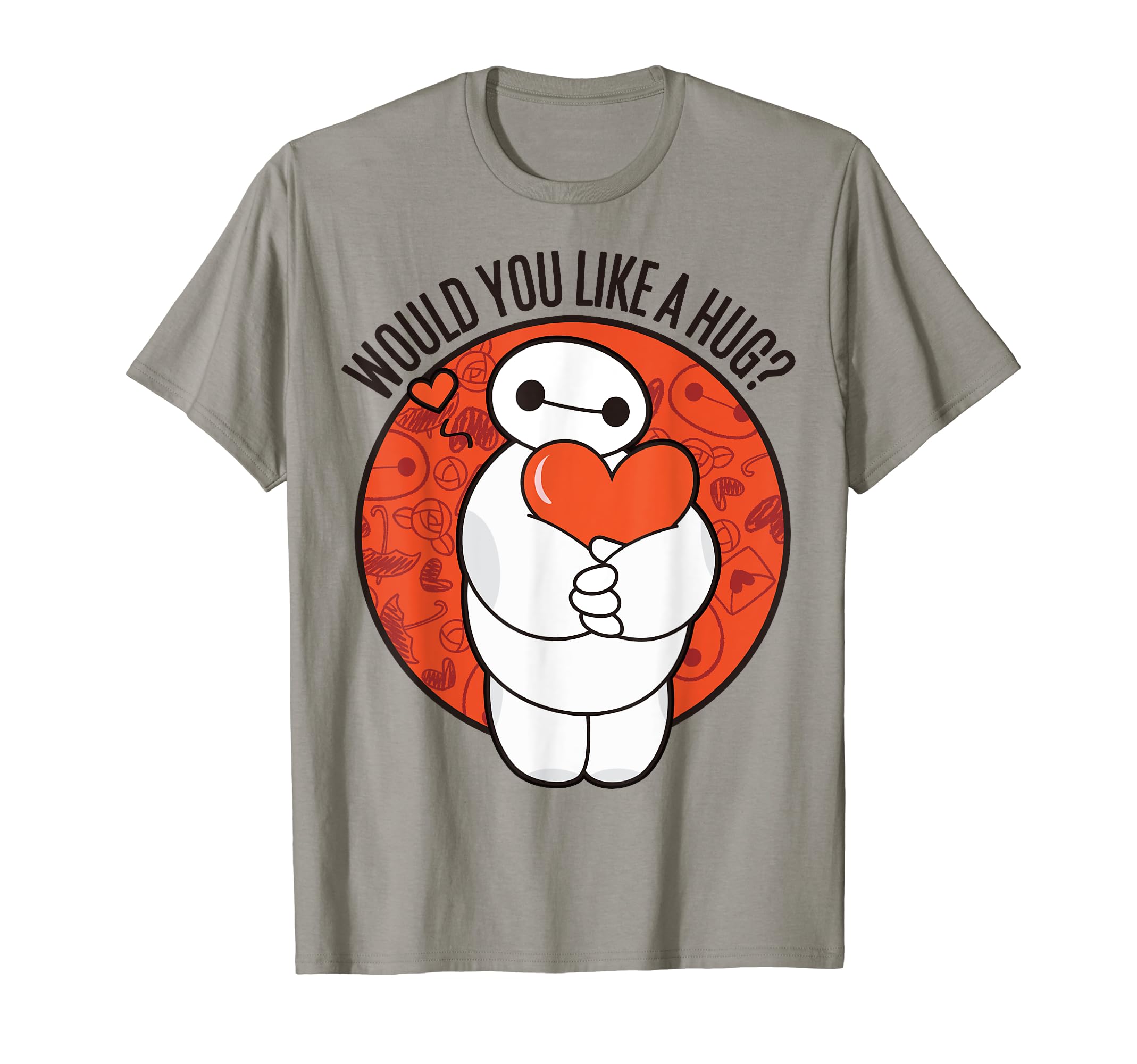 Disney Big Hero 6 Baymax Hug Valentine's Graphic T-Shirt