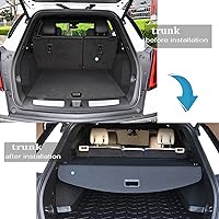 Vista 2 de VESUL Cubierta retráctil para maletero trasero compatible con Cadillac XT5 2025-2017, protector de pantalla de seguridad para tonneau, pantalla