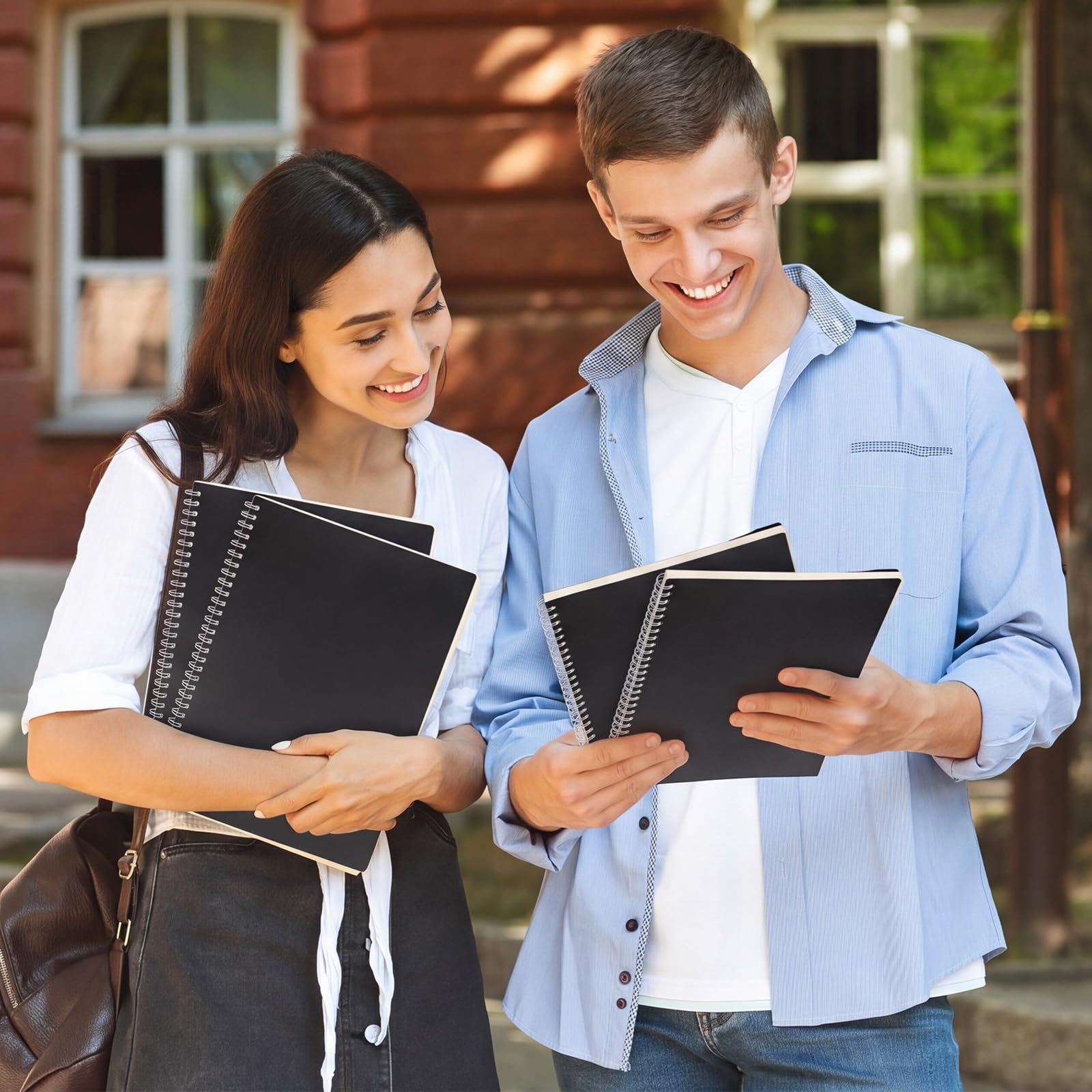 Resurhang Paquete de 10 cuadernos de notas Cornell A4, 8.5 x 11 pulgadas, cuadernos de espiral Cornell para tomar notas, cuaderno rayado universitario para escuela, oficina, negocios, hogar, 60 hojas