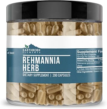 Earthborn Elements, Rehmannia Herb, 200 Capsules