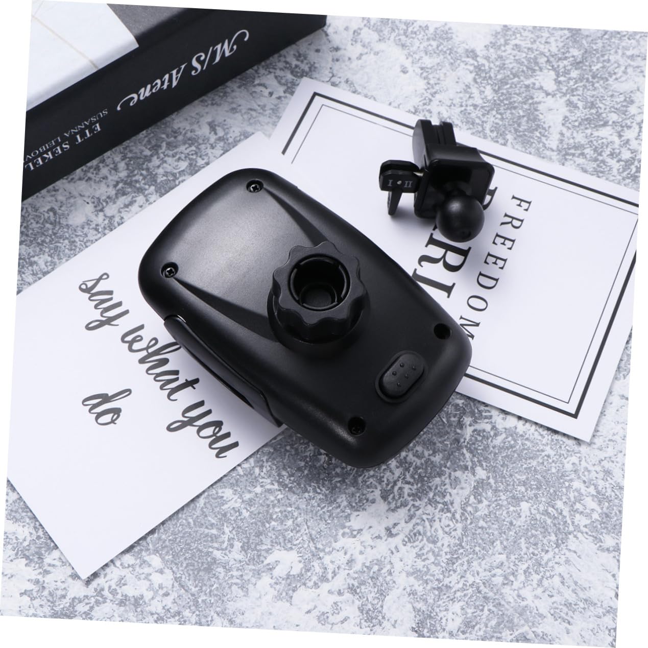 Hemobllo 3pezzi Supporto Per Smartphone Da Auto Con Rotazione e Caricatore Compatibile Con Smartphone