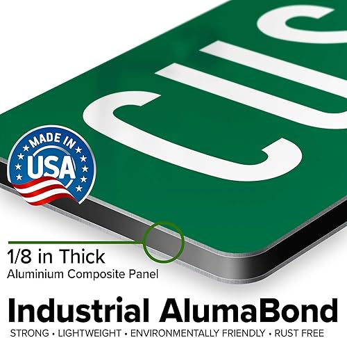 Vista 46 de My Sign Center - Letrero de calle personalizado, 8 colores, opción reflectante, montaje de 4 x 18 pulgadas, grueso libre de óxido, fabricado