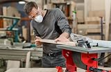 Einhell Table Saw 800W, Angle Cuts (to 45°), Angle Stop (+/- 60°) for Mitre Cuts, Dust Extraction Adaptor - Powerful, Compact and Portable Circular Bench Saw for Woodworking TC-TS 8 l - 3