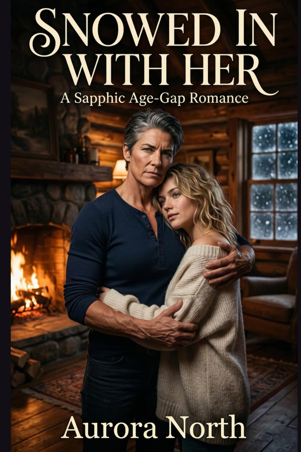 SNOWED IN WITH HER: A Sapphic Age-Gap Romance