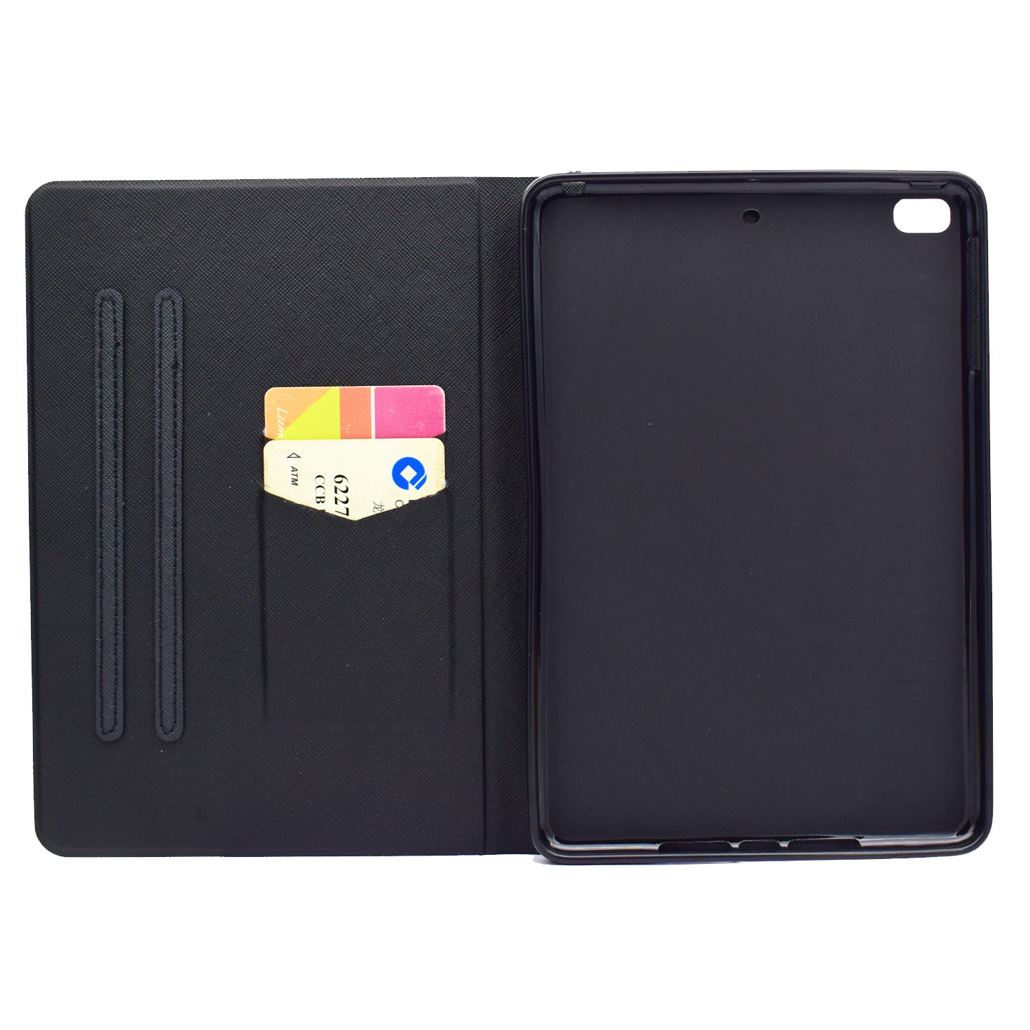 Case For IPad Mini 5/4/3/2/1,Auto Sleep/Wake Multi-Angle Viewing Slim Folio Stand Cover For 7.9 Inch IPad Mini 1st,2nd,3rd,4th,5th Gen,Moth Moon
