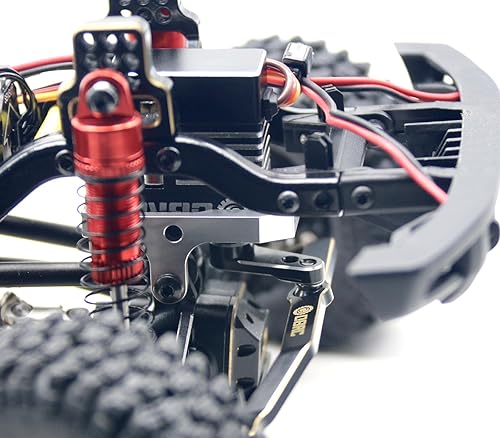 Miniatura 4 de OGRC - Servo digital de alto par para motor sin núcleo TRX4M Motor de dirección RC con servo montaje servo bocina y enlace de dirección de latón 118