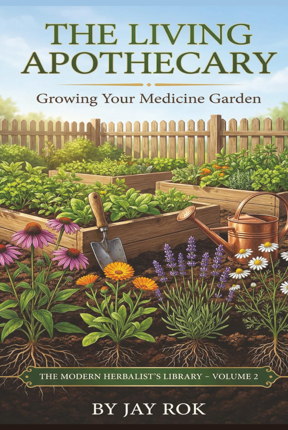 The Living Apothecary: Growing Your Medicine Garden: A Complete Guide to Cultivating, Harvesting, and Using Medicinal Herbs at Home (The Modern Herbalist's Library Series)