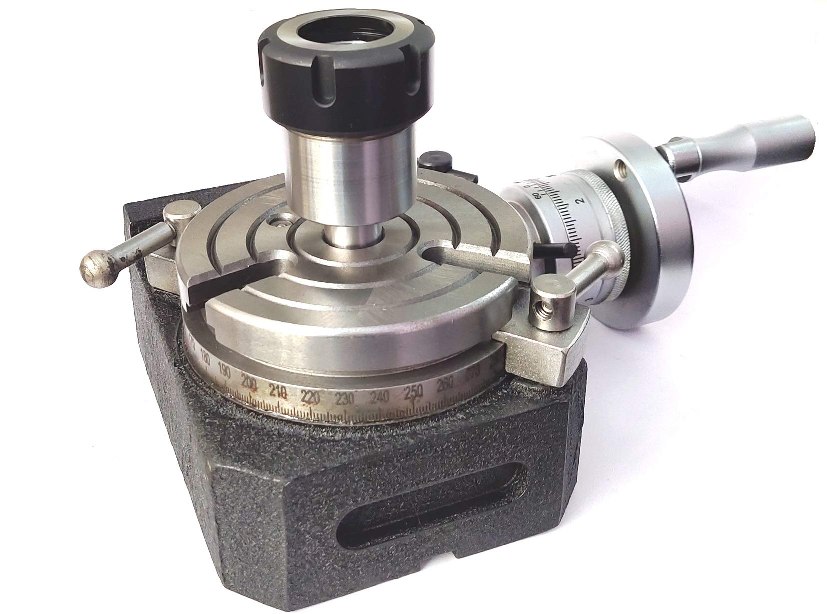 HV4 Rotary Table - with FREE ER32 Collet Adapter – Precision Milling Table for CNC & Lathe