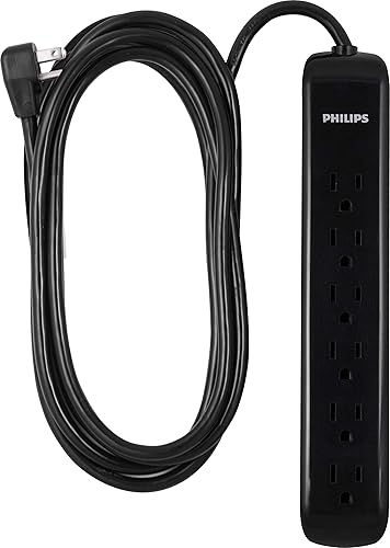 Miniatura 3 de Philips SPP6270BC/37 Protector de sobretensiones de 6 tomas, montaje en pared y protector de sobretensiones de 7 tomas, 2 puertos USB, cable de