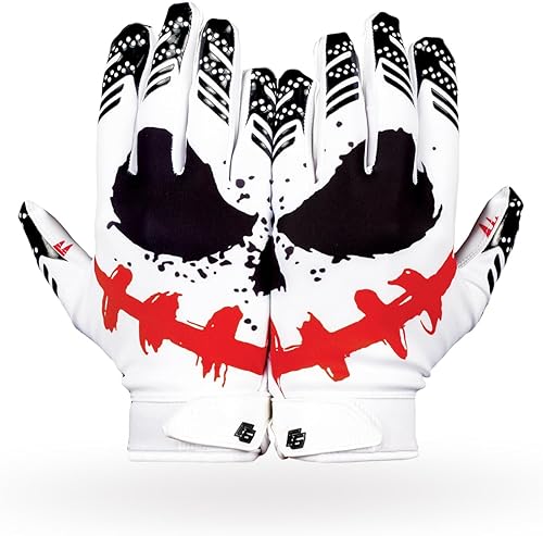 Eternity Gears Jester - Guantes de fútbol para adultos y jóvenes, agarre pegajoso