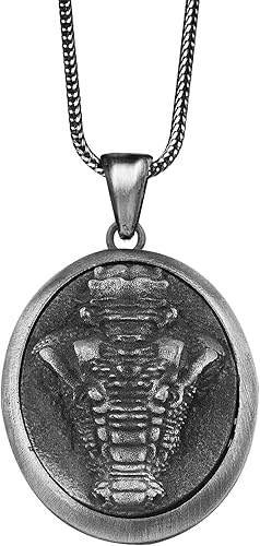 Mens Crocodile Pendant, Solid Sterling Silver Croc Necklace, Heavy Crocodile Medallion, Espada Alligator Necklace, Masculine Mens Necklace (WITH 24