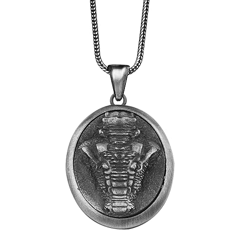 Mens Crocodile Pendant, Solid Sterling Silver Croc Necklace, Heavy Crocodile Medallion, Espada Alligator Necklace, Masculine Mens Necklace (WITH 24