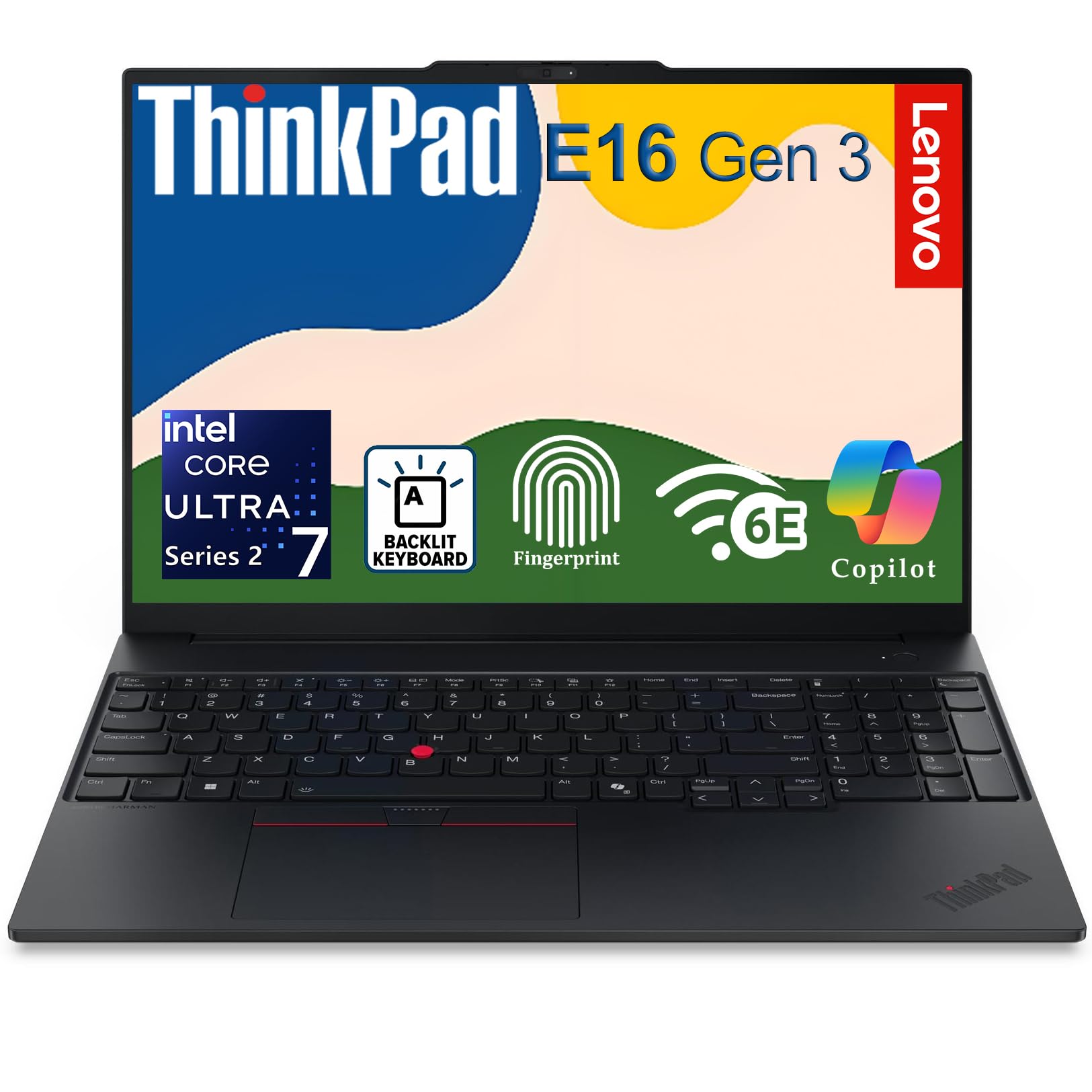 Lenovo ThinkPad E16, Intel Ultra 7 255H, 32GB DDR5 & 1TB SSD, Win 11 Pro