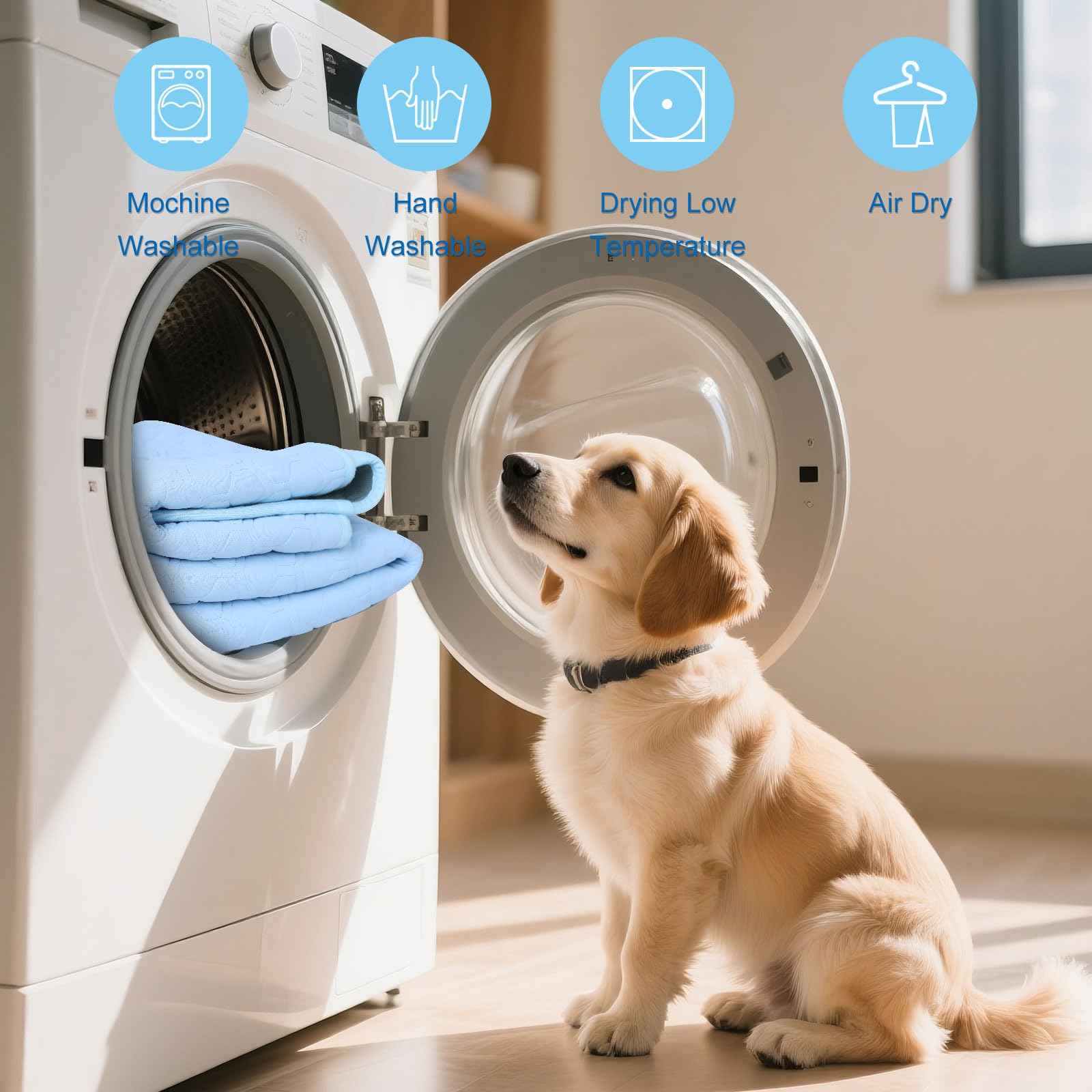 SISROL Arc-Chill Haustier Kühlmatte Hunde Katzen Q-Max 0,5 Waschbar Anti-Rutsch Pad
