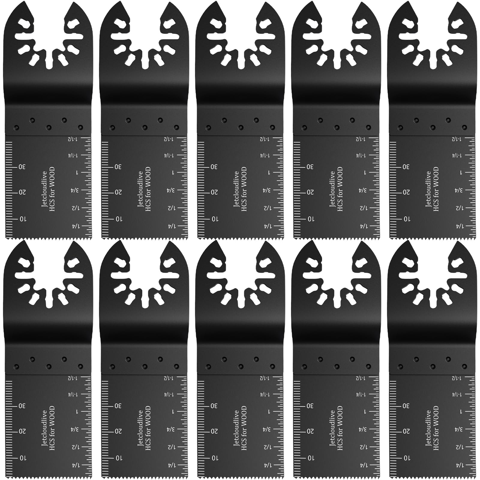 10Pcs Universal Oscillating Quick Release Saw Set Multitool Tool Blade for Bosch Craftsman Dremel Fein Ridgid Tch Makita Milwaukee