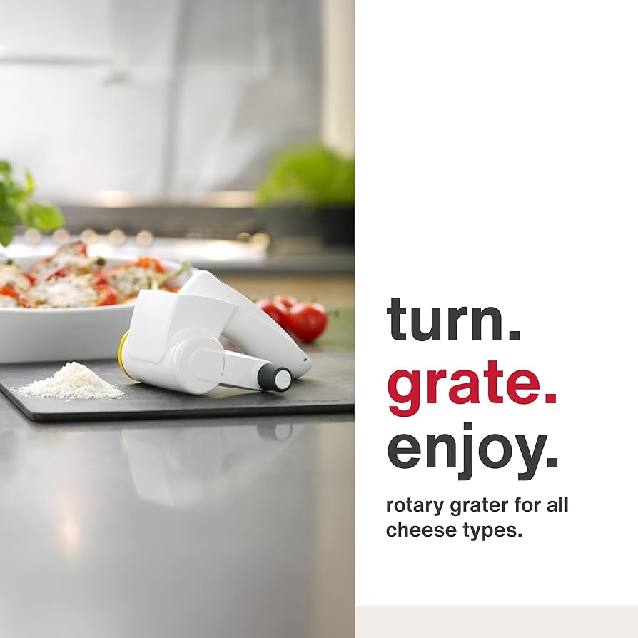 Amazon.com: Zyliss Classic Cheese Grater - Handheld Rotary Grater