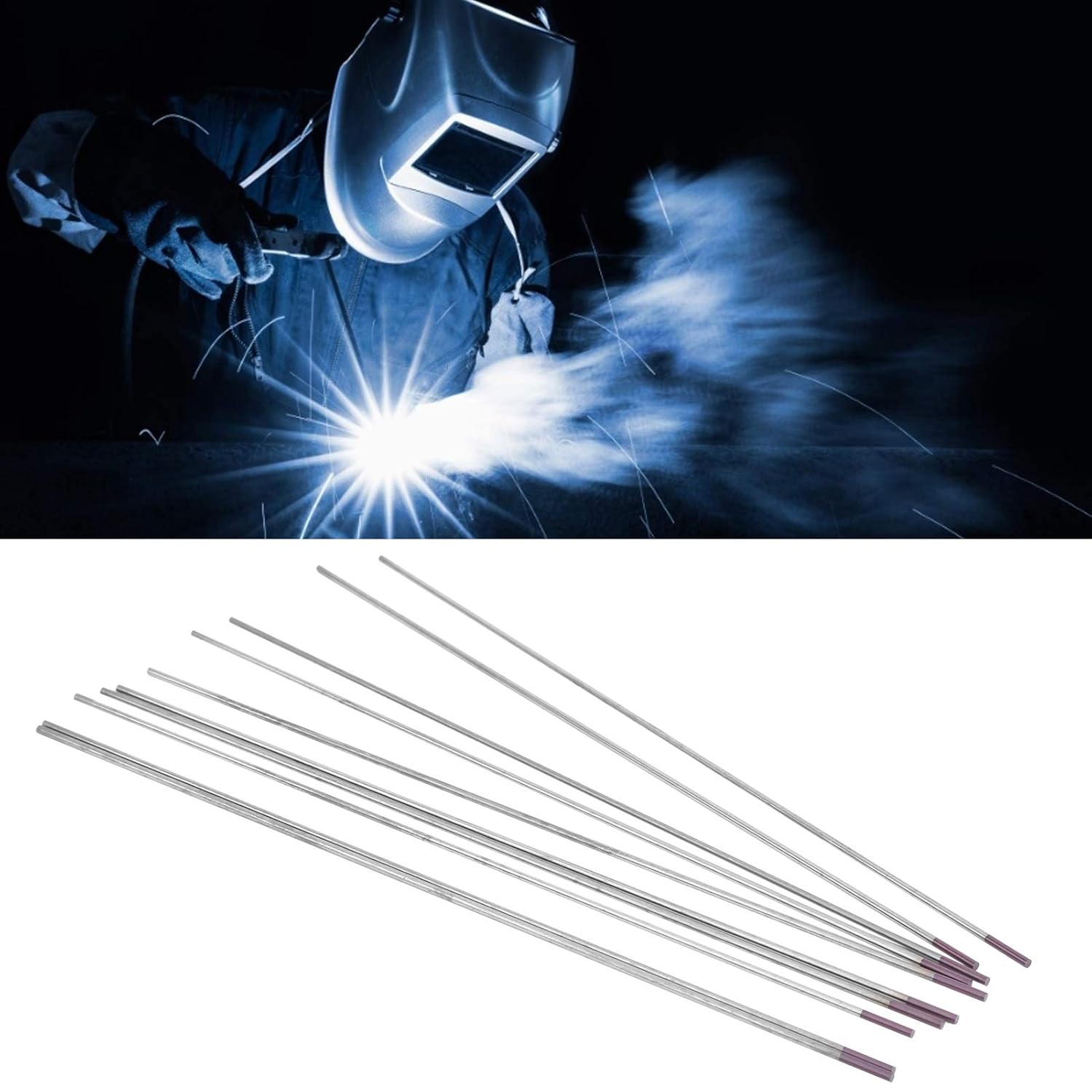 Advanced Welding Tungsten, Purple Tungsten Electrode Rod 175mm Made of Tungsten