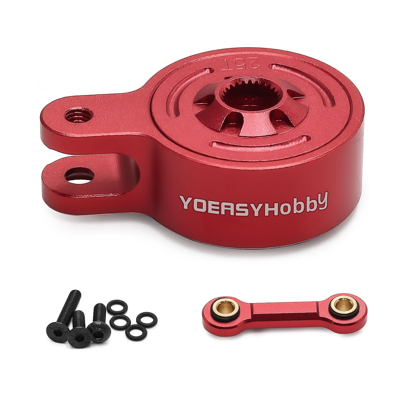 Aluminum Servo Saver 25T Spline AR340151 with Alloy Servo Link for Arrma Granite Typhon Big Rock Senton 3S Outcast Kraton 4S Upgrade Parts