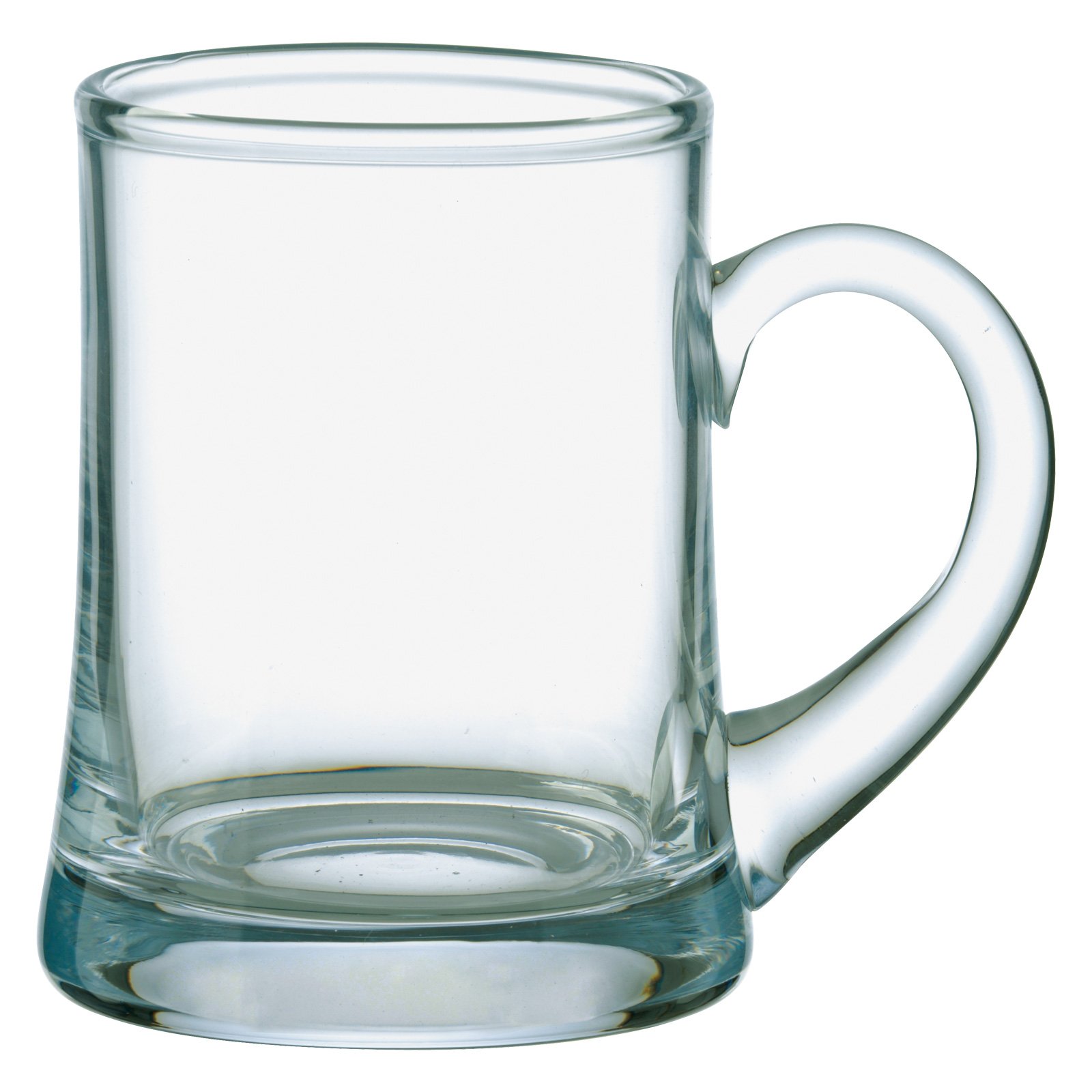 Dornberger Men's Transparent - Heeled Beer Tankard - Pint Glass - 650 Ml Capacity Beer Glass - Handcrafted Pint Glass With Handle - Tankards, Goblets & Tumblers Range - Personalised Pint Glass