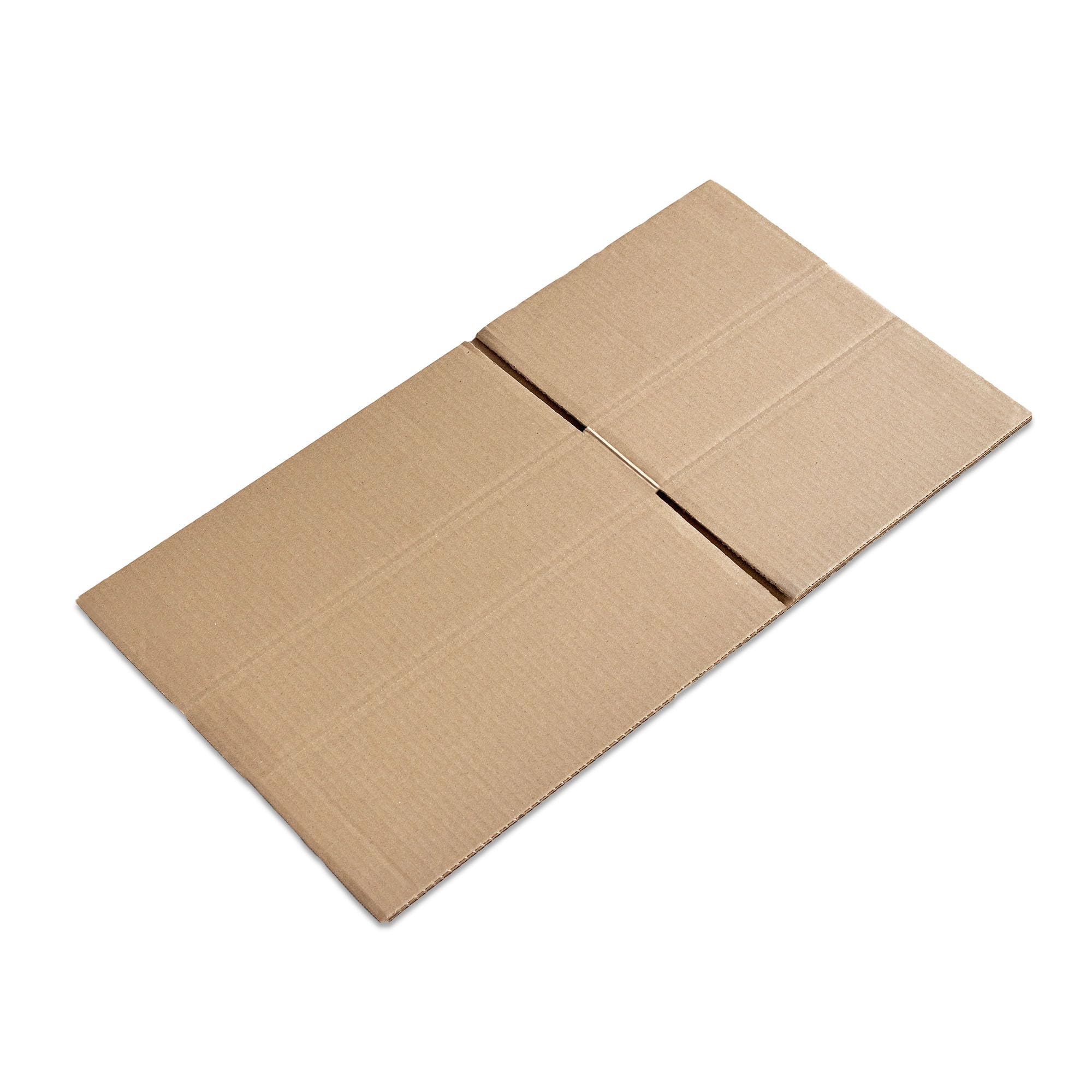Versandkarton 350 x 250 x 80 mm Braun (150 Stück) – Einwelliger Faltkarton FEFCO 0201, optimal für das Kleinpaket-Format