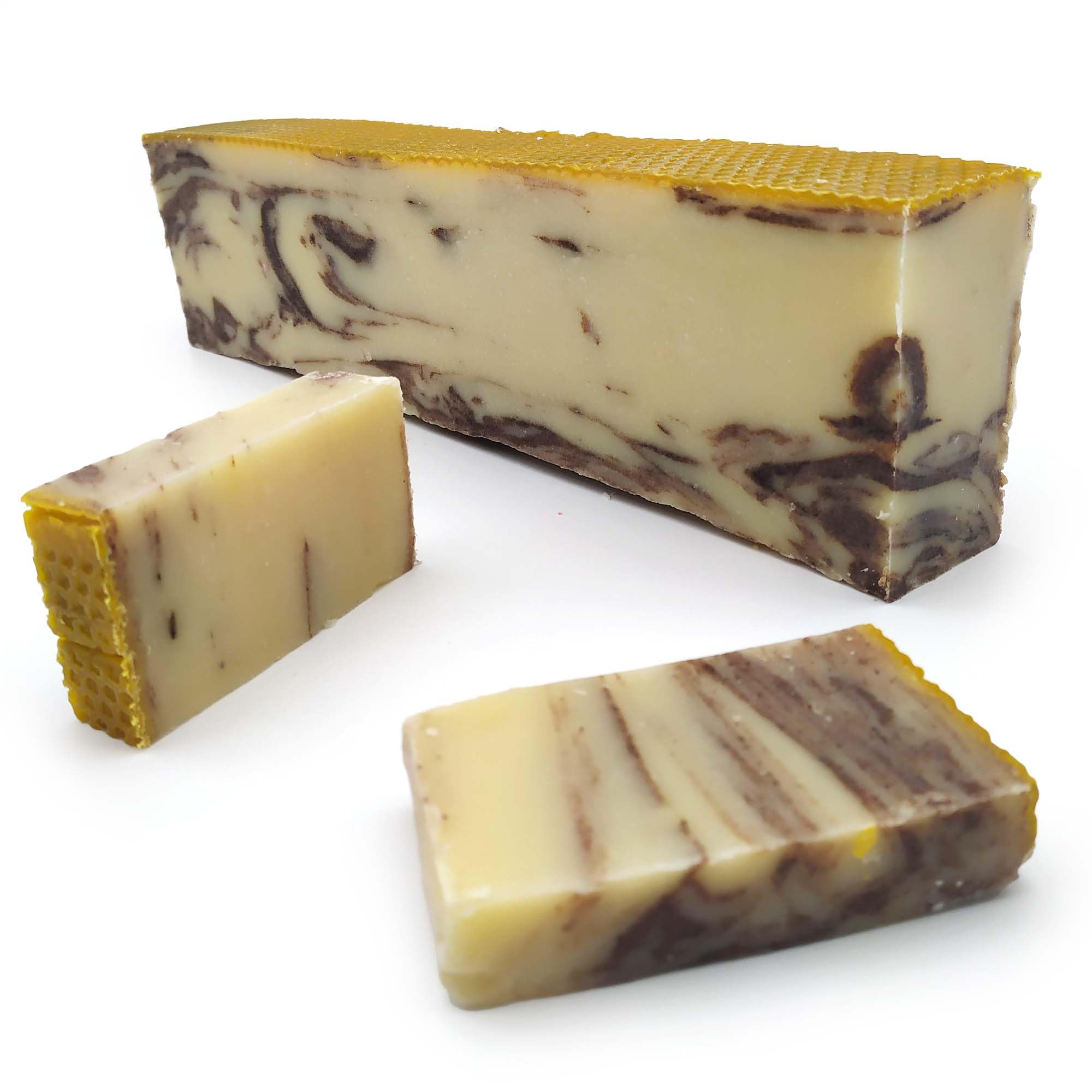 1 Uds. Barra de jabón artesano de Miel y propóleo (1.2kg) Venta al por mayor - DIY - Jabones naturales a granel - Hecho en España - Piel seca, sensible y apagada - Evita el ancé - Higiene íntima