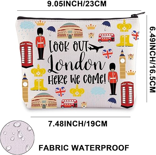 Miniatura 2 de JNIAP London City Bolsa de maquillaje Londres Regalos de viaje Londres Bolsa de aseo Londres Bolsa de viaje Londres Bolsa de viaje Londres Bolsa de,