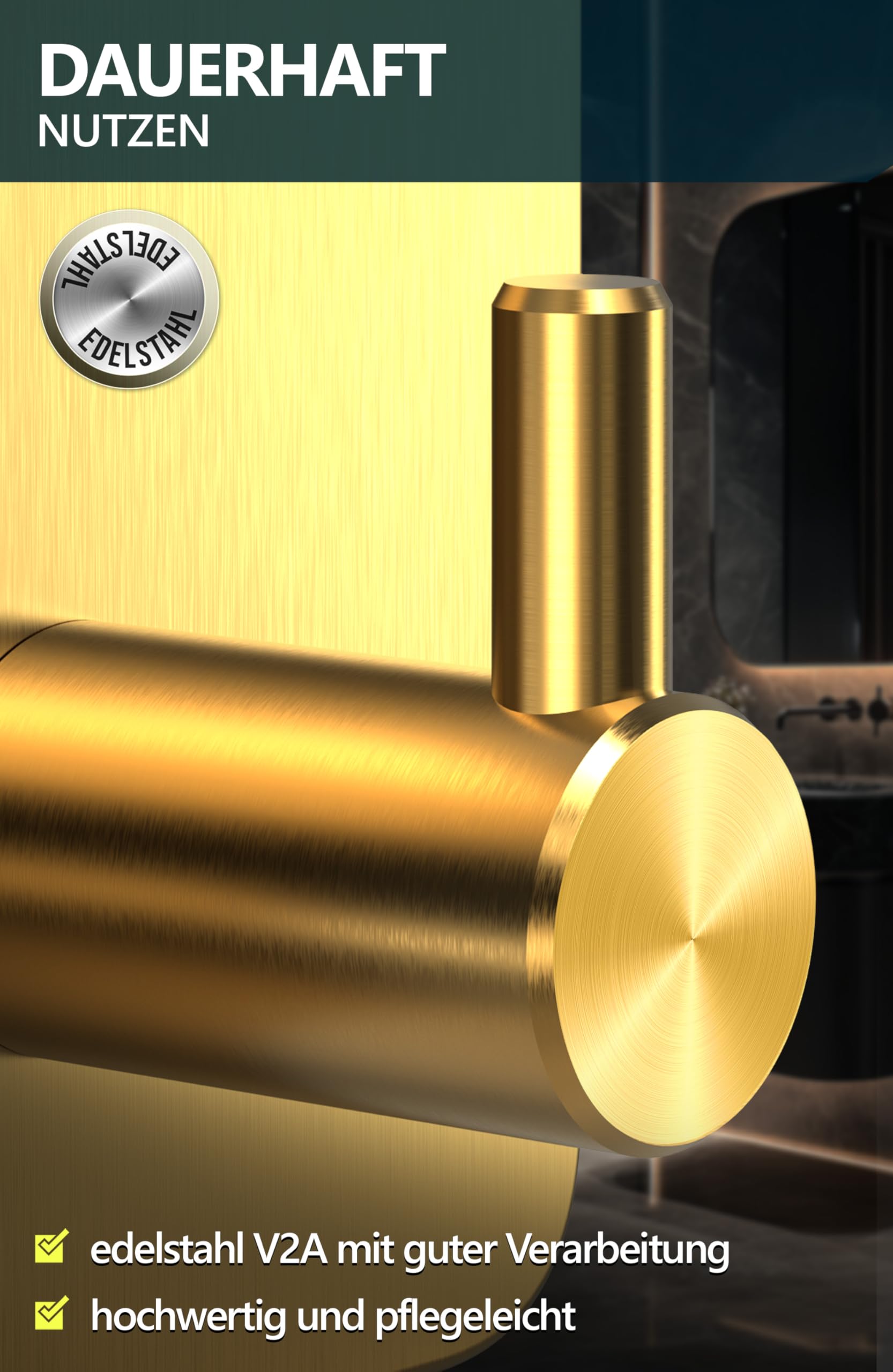 Porte-serviettes Auto-adhésif Sans Perçage En Acier Inoxydable Avec