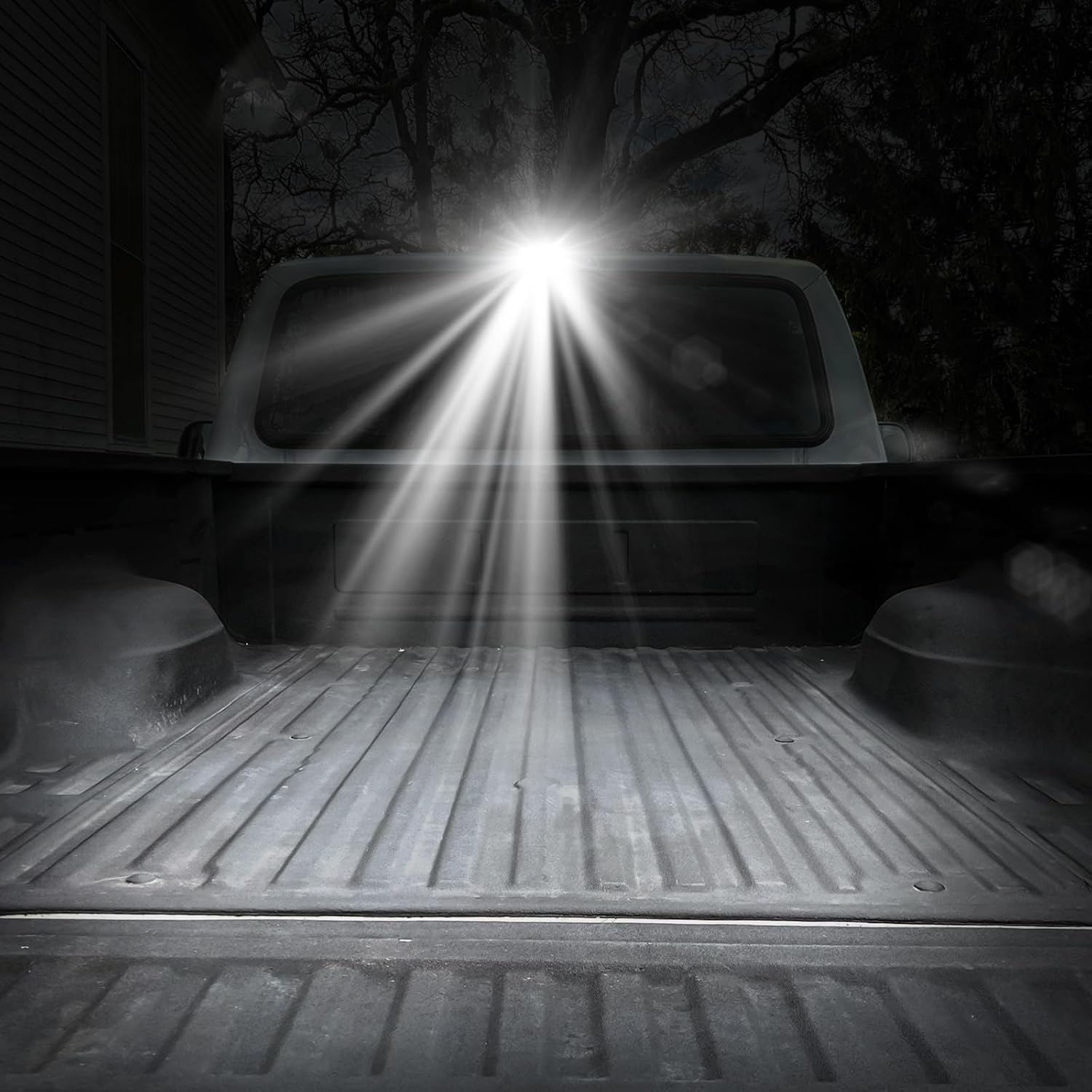 3rd Third Brake Lights LED Compatible with F1501994-1996 F250/F350 1994-1997/for Bronco 1992-1996 High Mount Stop Light Assemblies White Cargo& Red Brake (RedLens)