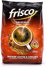 Original Instant Frisco Coffee & Chicory Blend 200g – Rich Aroma Smooth Bold Flavor Instant Coffee Powder, Coffee Chicory Mix, Easy Dissolve Granules for Hot or Iced Coffee, Breakfast Coffee Beverage, Premium Instant Coffee Drink - Frisco