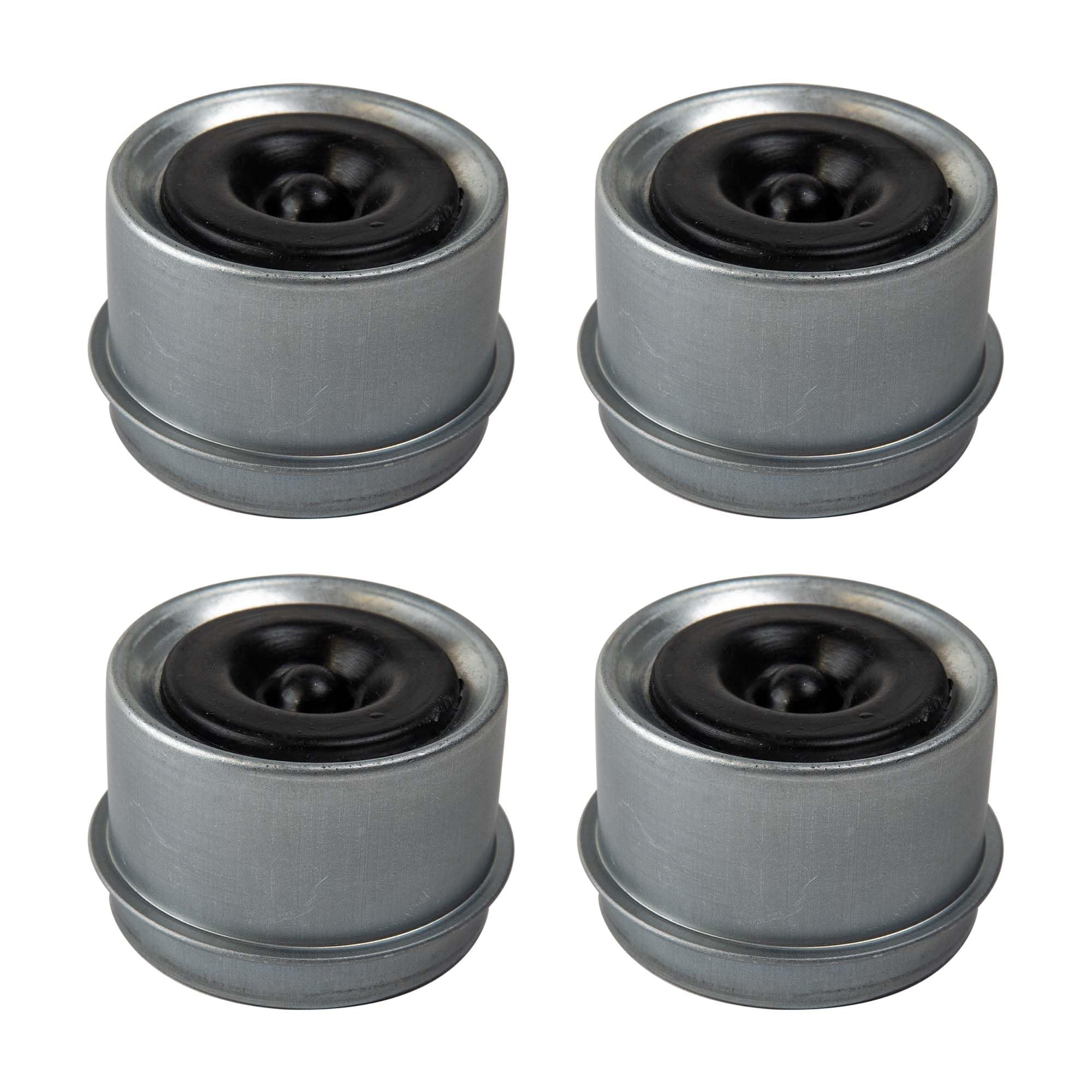 The Trailer Parts Outlet - 3.5k Trailer Axle Hub Dust Grease Cap | 3500 lb Capacity | Protect and Maintain Your Trailer (4-Pack)