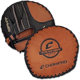 Champro Infielder Training Glove (Black/Tan), Regular (Right Hand Throw)
