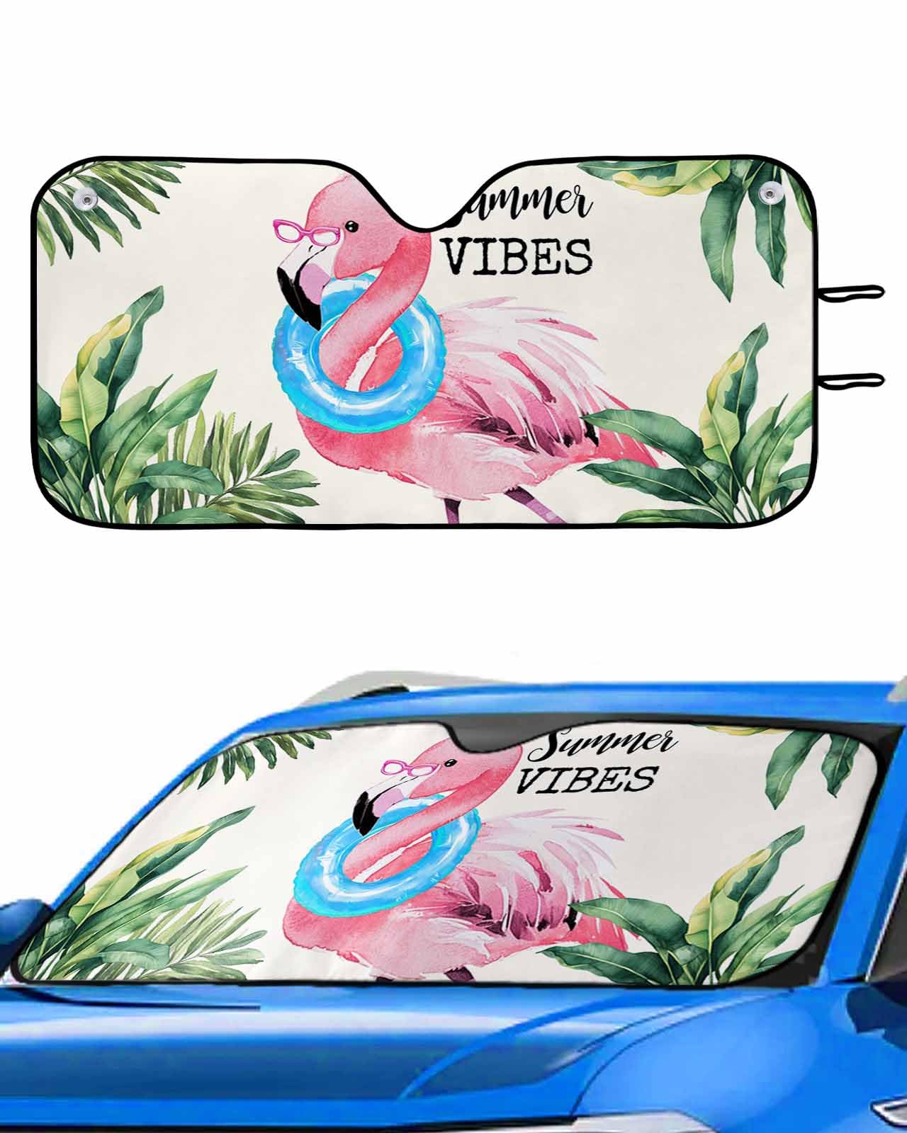 Amazon.com: Flamingo Car Windshield Sun Shade,Small Summer