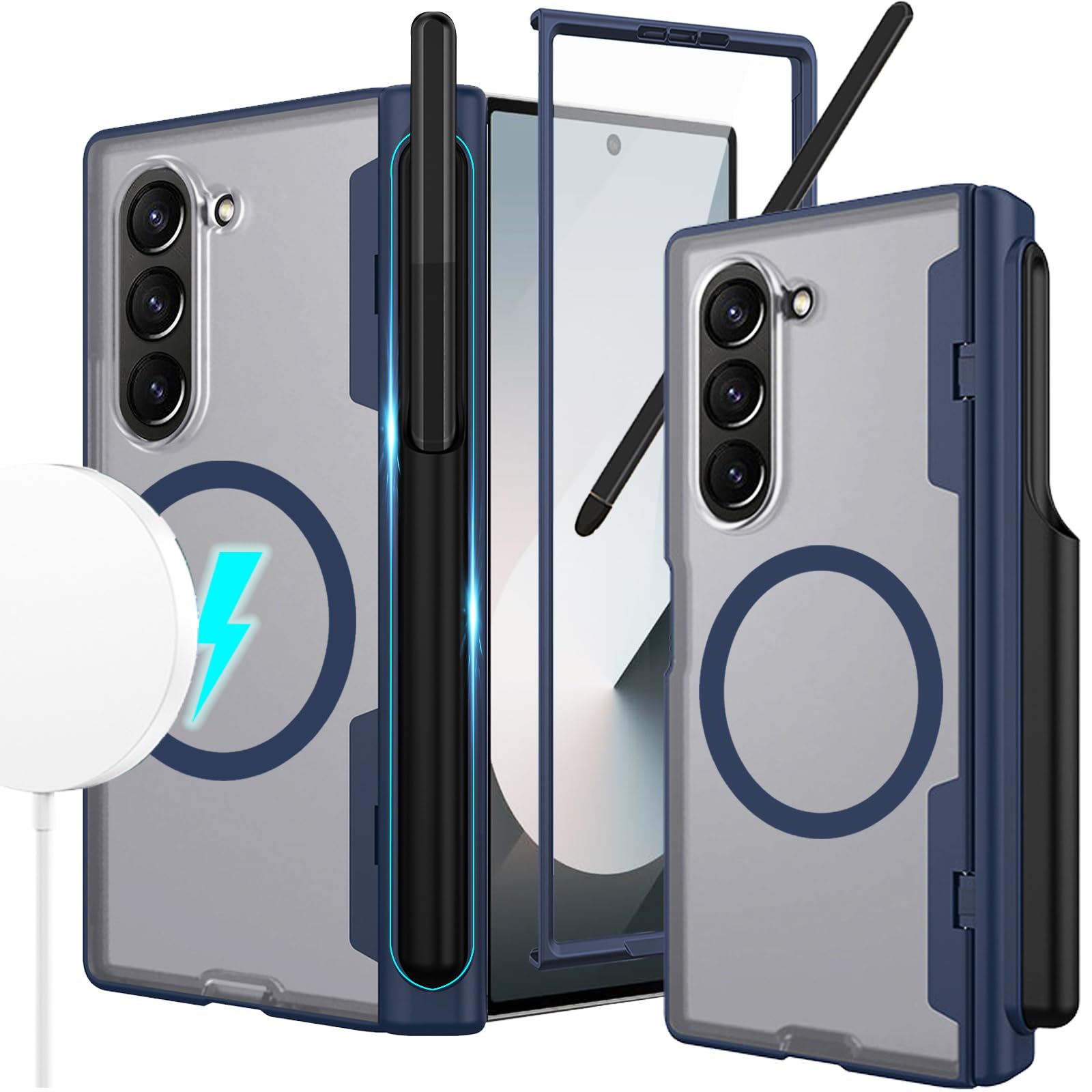 Amazon.co.jp: YQODSZ Samsung Galaxy Z Fold 6 ケース S ペンホルダー