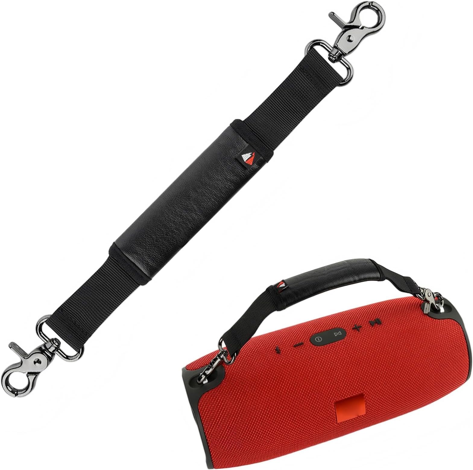 Removable Speaker Handle Strap Compatible for JBL Xtreme 4/3/2/Xtreme Portable Speaker Carrying Strap Handle Accessories, Soft PU Leather Comfortable Grip Handles