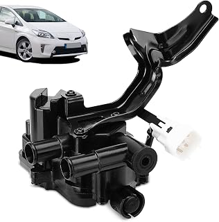 FILTERUPAUTOPART 16670-21010 Heater Control Water Valve Assembly with Bracket for Toyota Prius 2004-2009 1.5L - OE Replacement 601-021