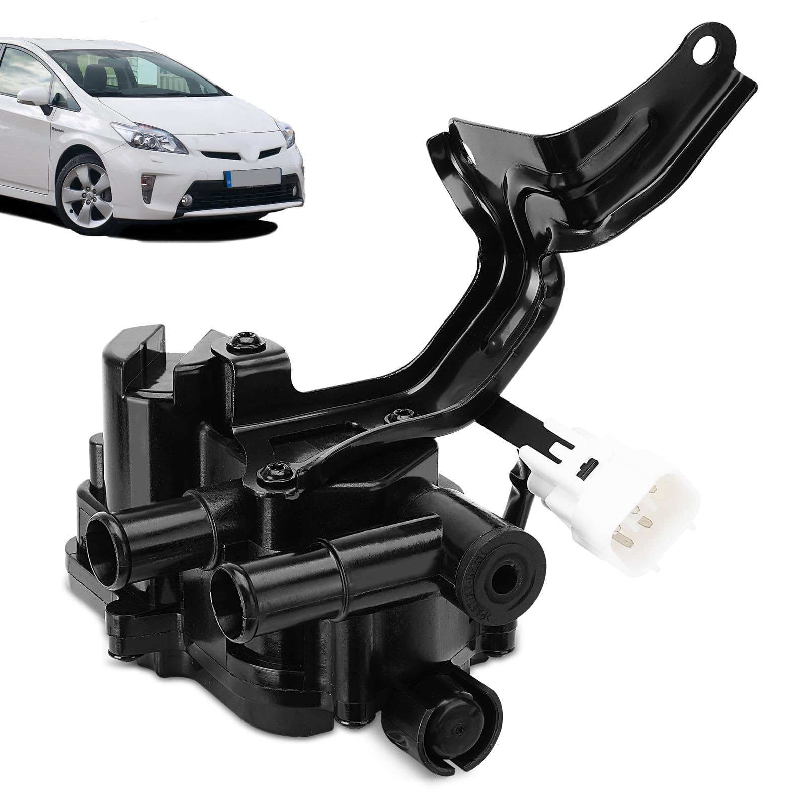 Photo 1 of 16670-21010 Coolant Control Valve Assembly Heater Control Water Valve with Bracket Compatible with Toyota Prius 2004-2009 1.5L 4 Cyl Replace# 601-021 1667021010 EHV116