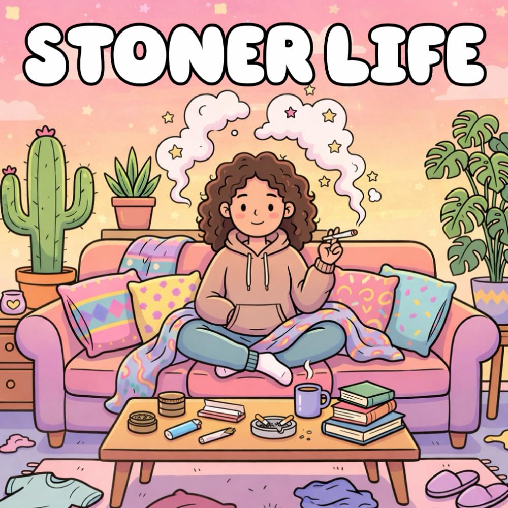 Stoner Life Coloring Book: Relaxing and Trippy Coloring Pages for Adults and Teens, Inspired by Chill Vibes, Funny Moments, and Stoner Culture